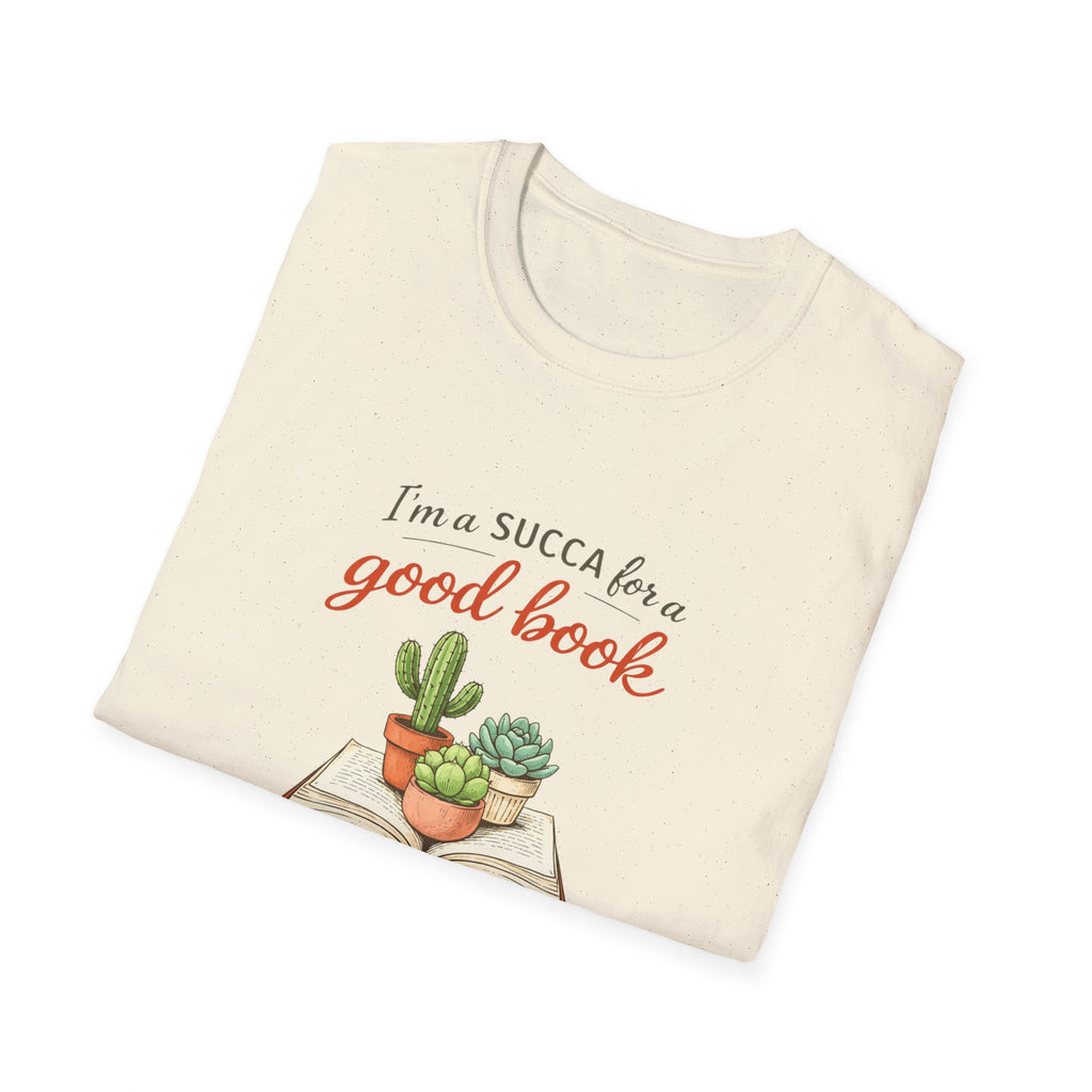 Succa For A Good Book Unisex Softstyle T-Shirt