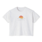 Small Sun Sketch Women's Boxy Tee
