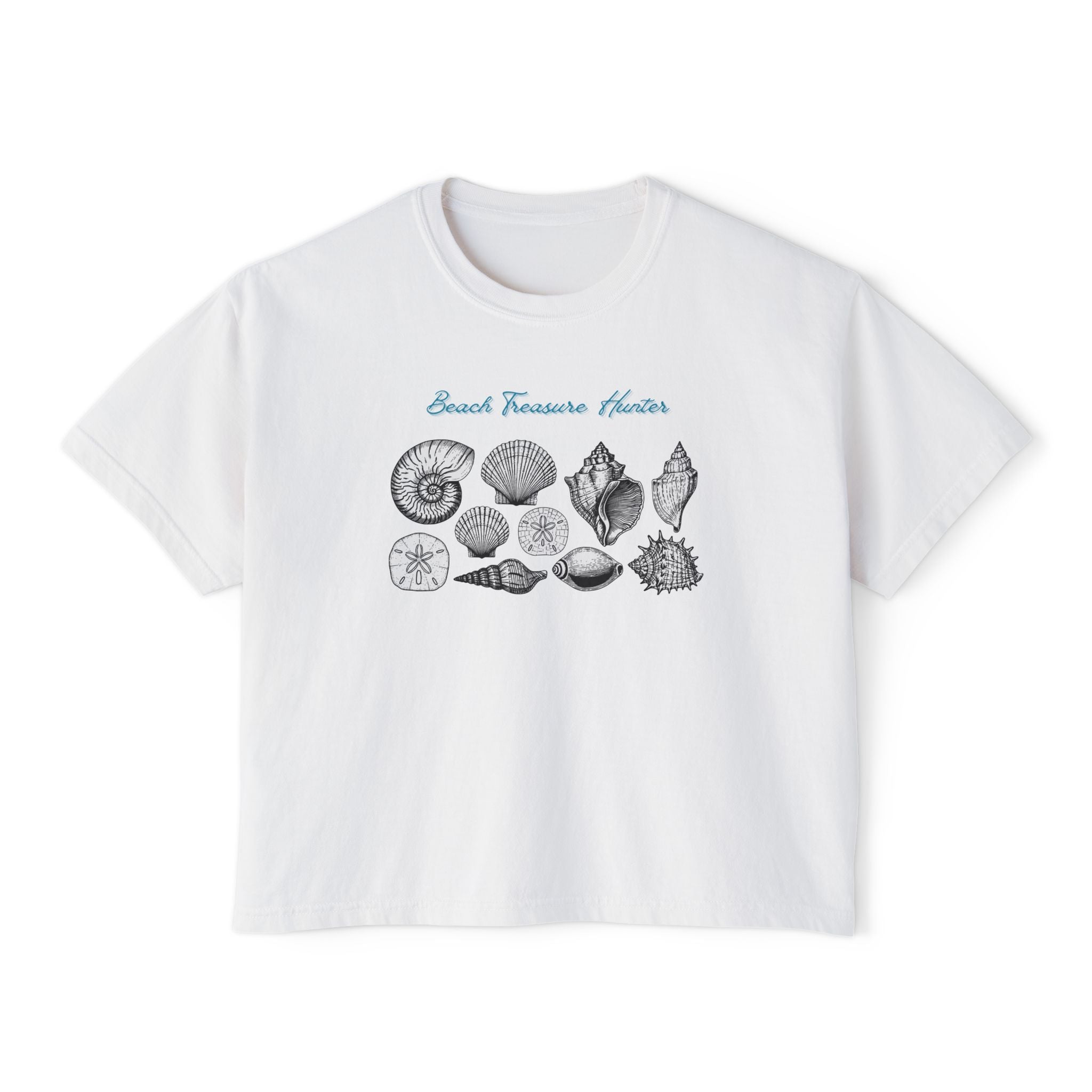 Beach Treasure Hunter Women's Boxy Tee