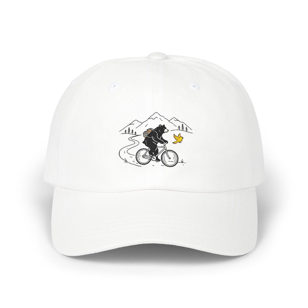 Bear on Bike Trail Cap