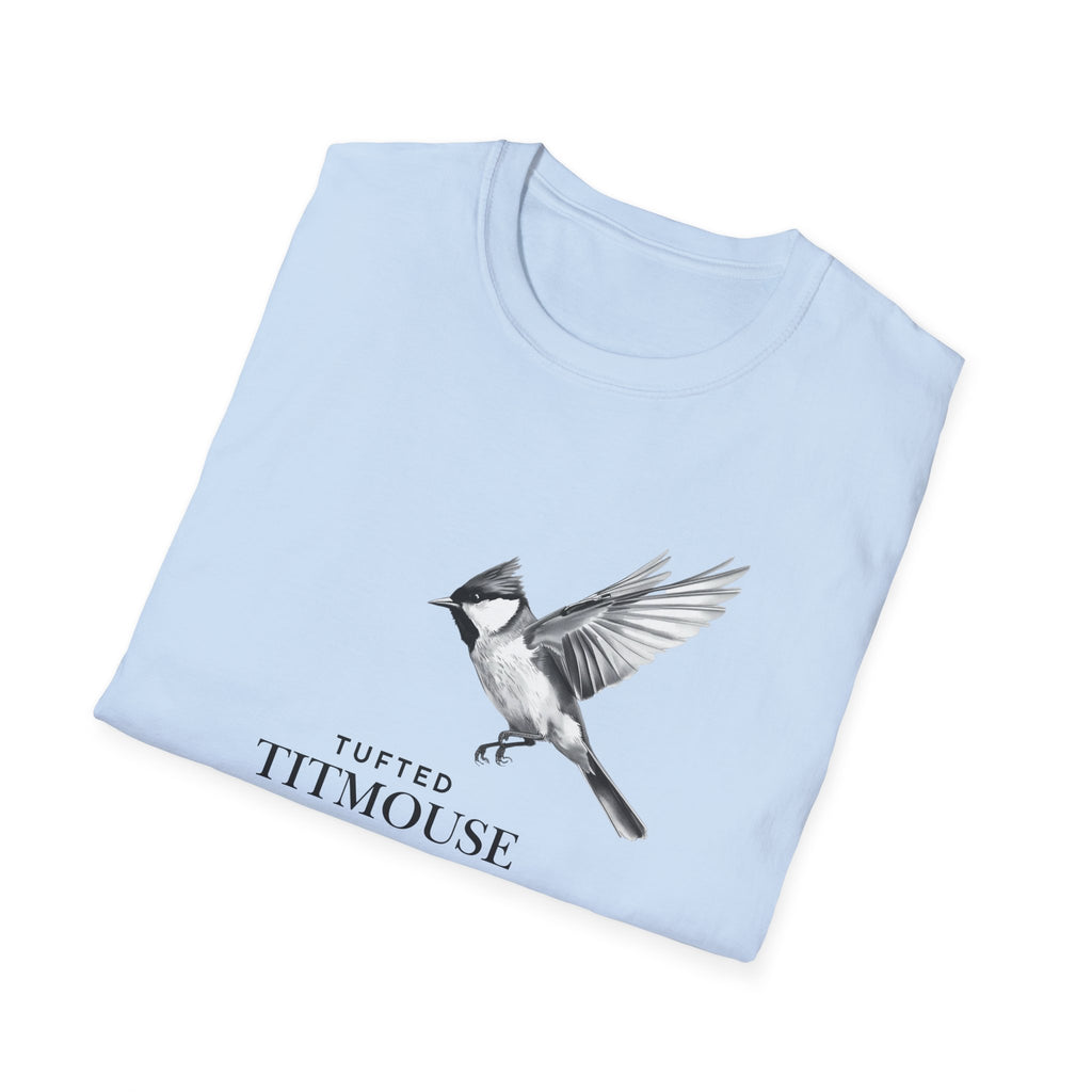 Tufted Titmouse Unisex Softstyle T-Shirt
