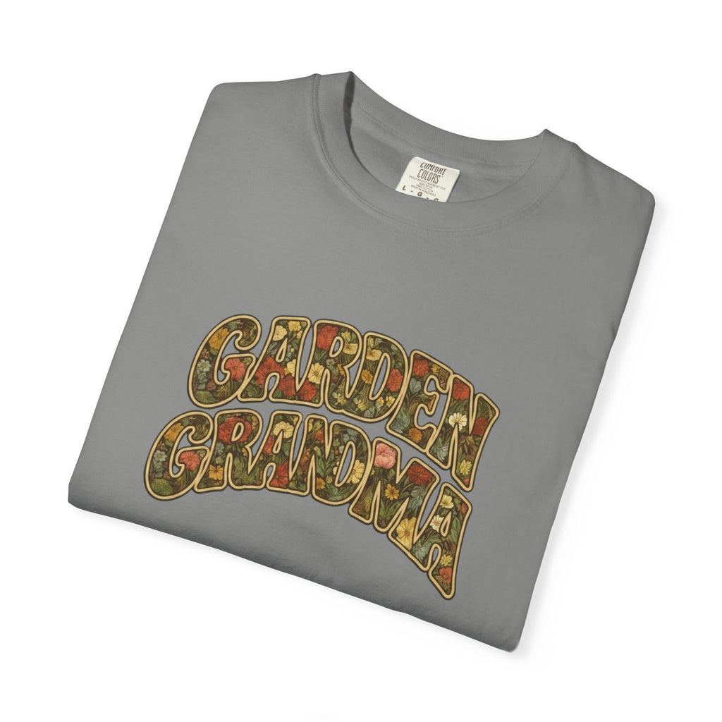 Garden Grandma Floral Design T-shirt
