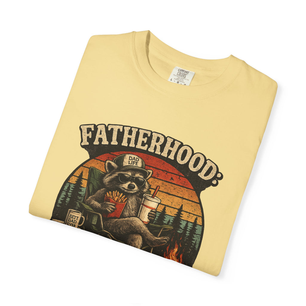 Fatherhood: Powered By Leftover Fries T-shirt