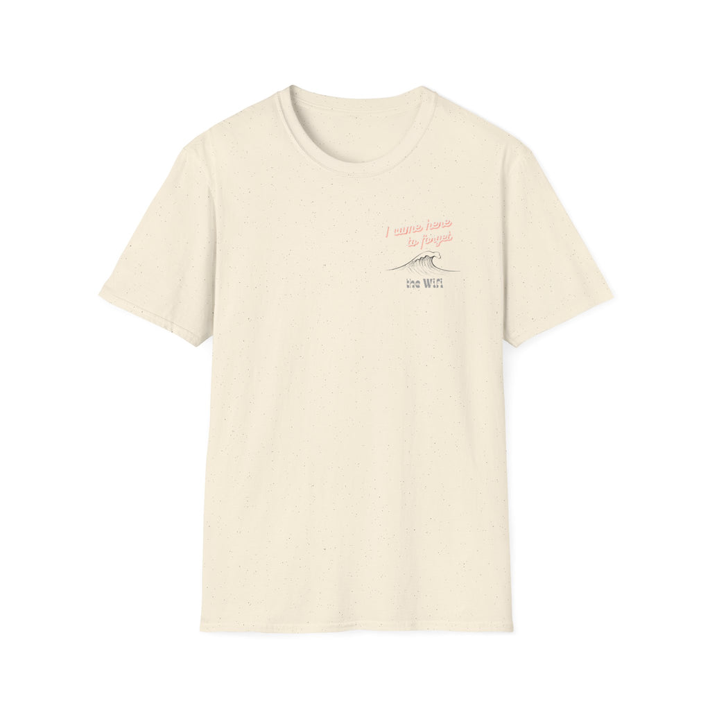 I Came Here To Forget The WiFi Unisex Softstyle T-Shirt