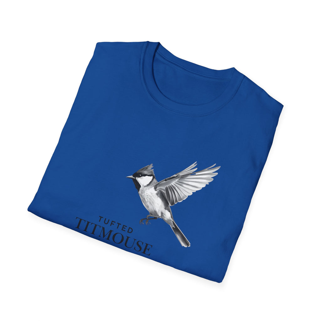 Tufted Titmouse Unisex Softstyle T-Shirt