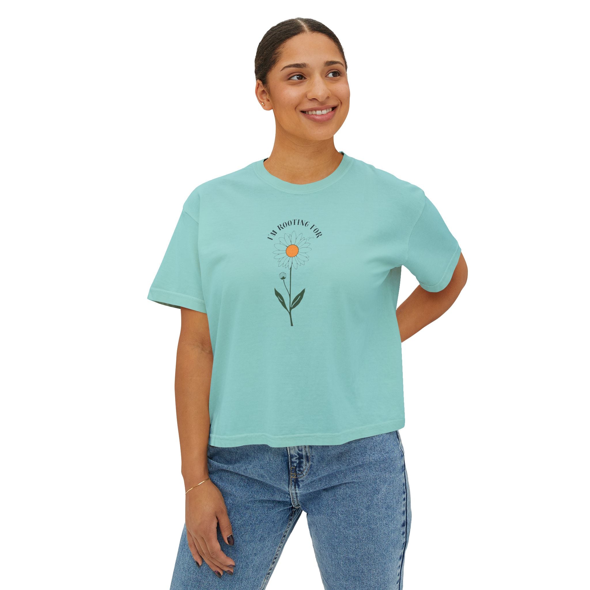 Rooting For You Women's Boxy Tee