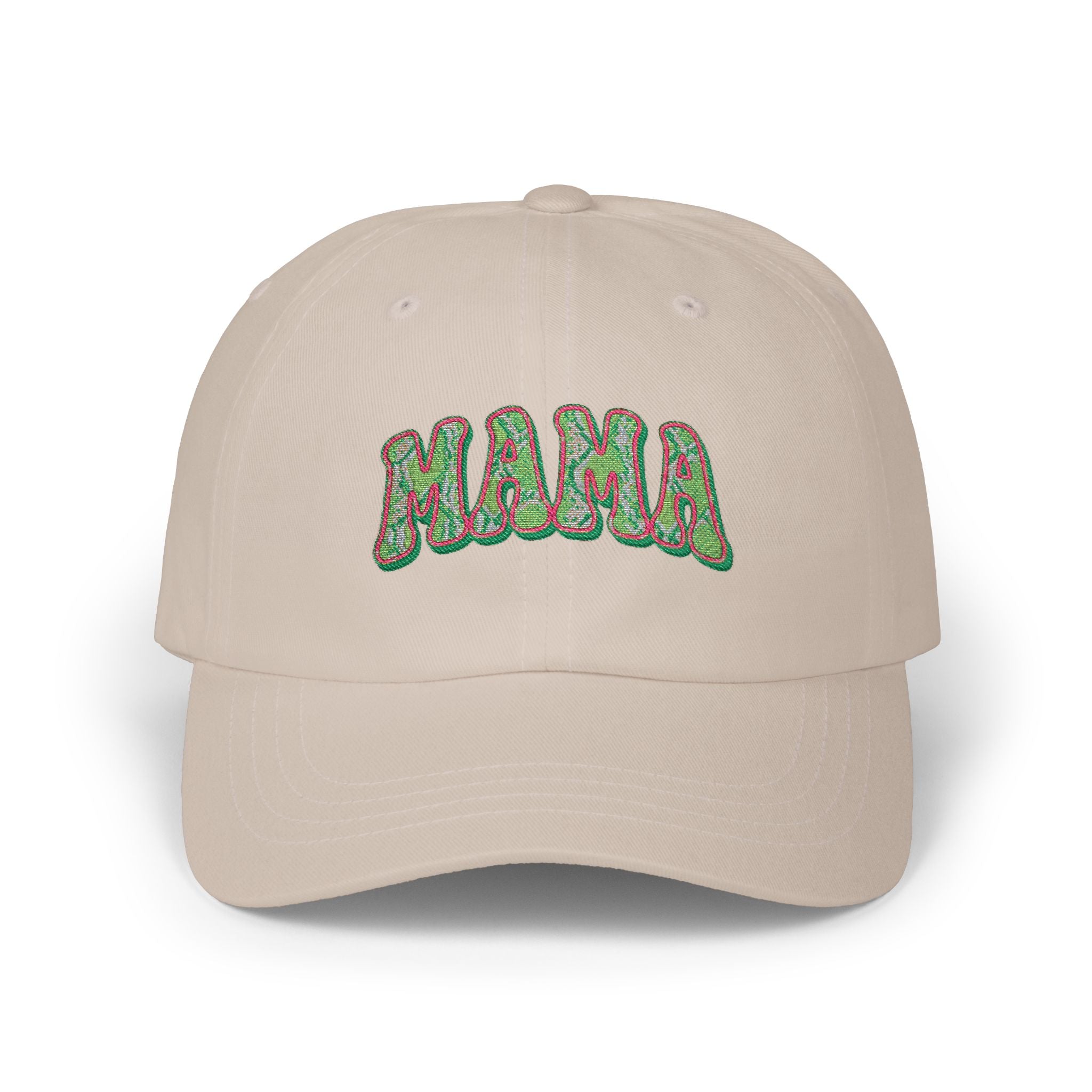 Snake Skin MAMA Embroidery Cap