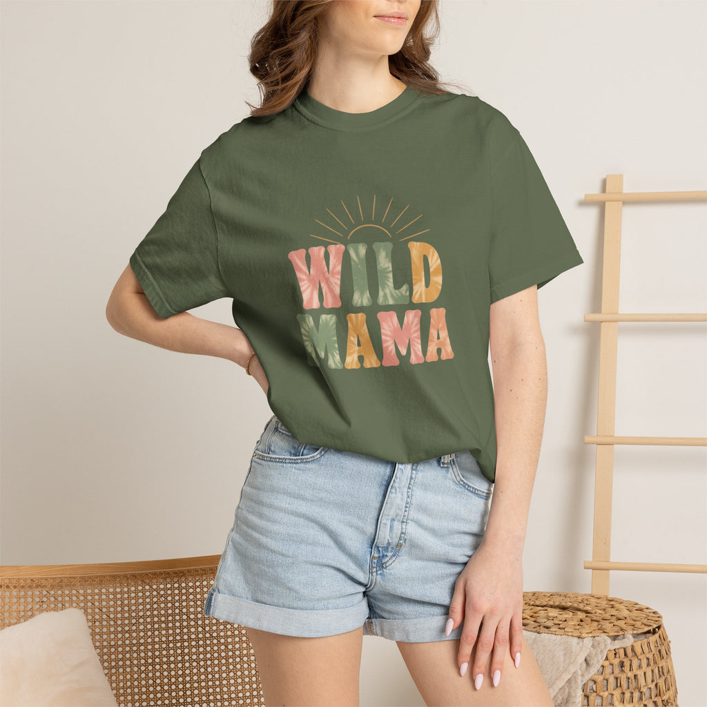 Wild Mama Raising Wild Ones Comfort Color T-shirt