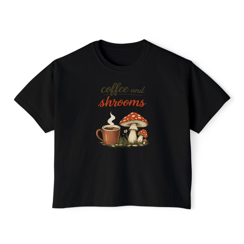Coffee and Shrooms Women's Boxy Tee