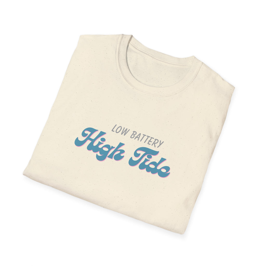 Low Battery High Tide Unisex Softstyle T-Shirt