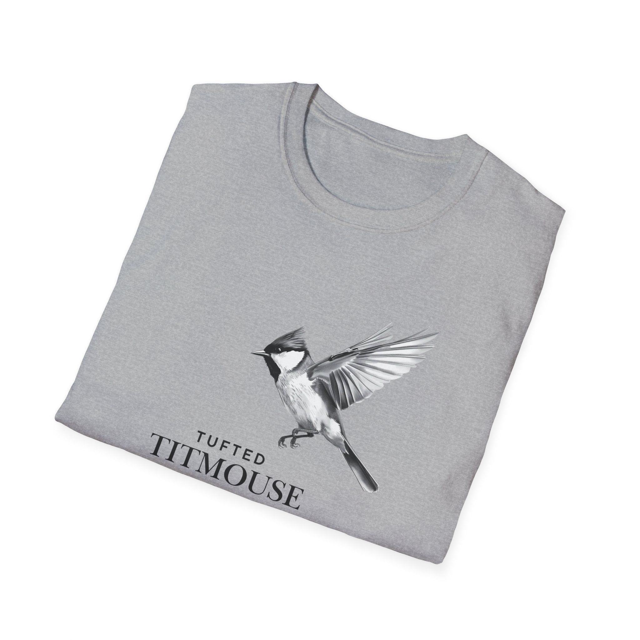 Tufted Titmouse Unisex Softstyle T-Shirt