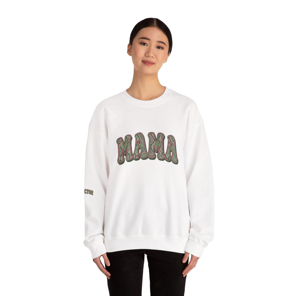 Mama "Protector" Snake Skin Unisex Heavy Blend™ Crewneck Sweatshirt