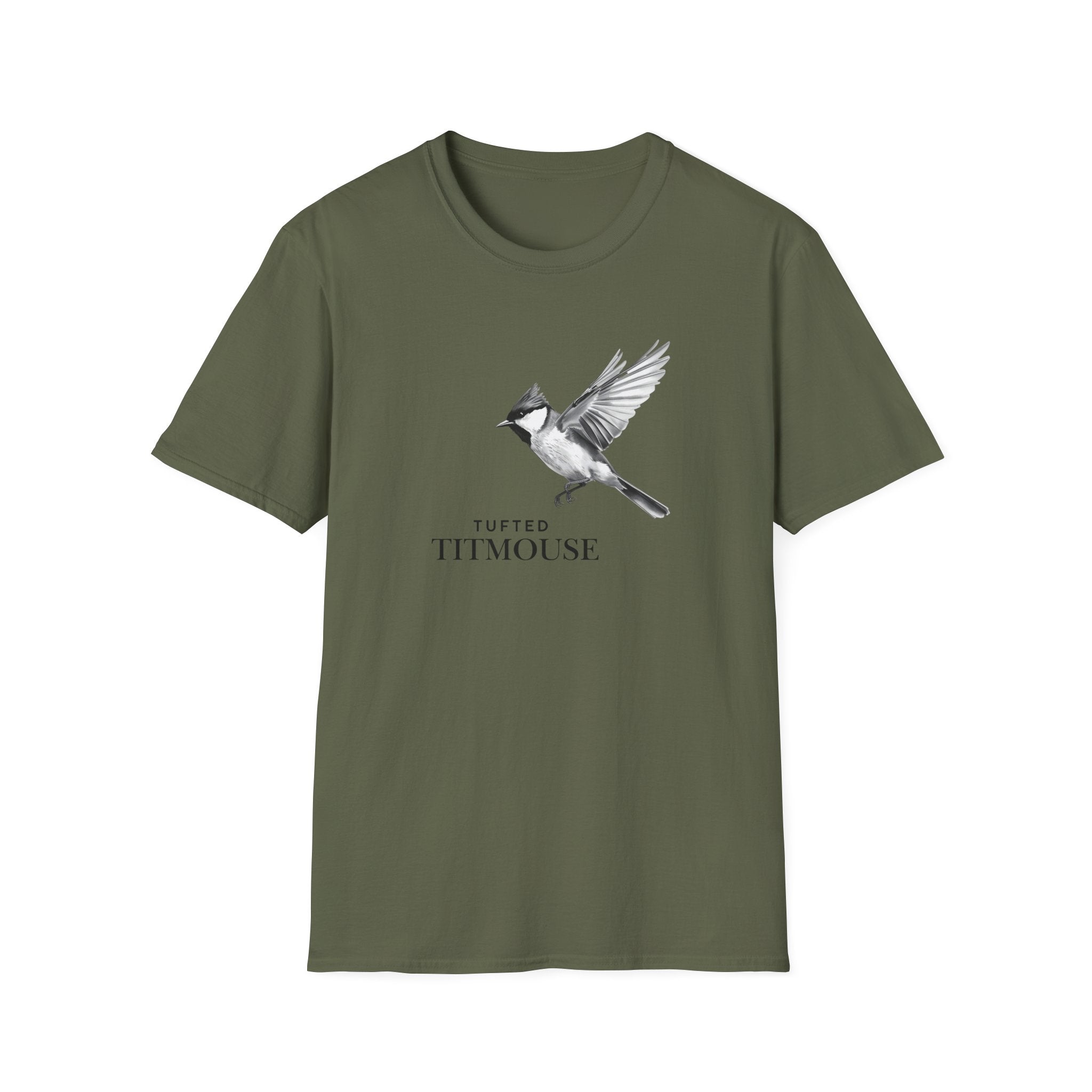 Tufted Titmouse Unisex Softstyle T-Shirt