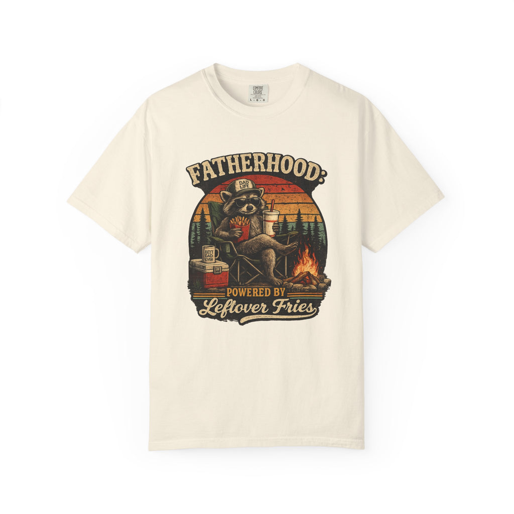 Fatherhood: Powered By Leftover Fries T-shirt