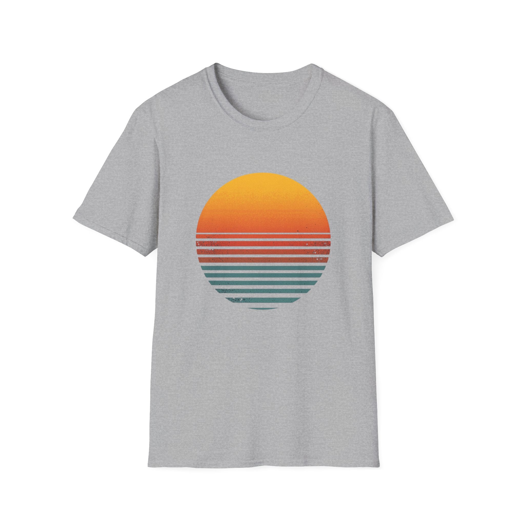 Retro Sun Unisex Softstyle T-Shirt