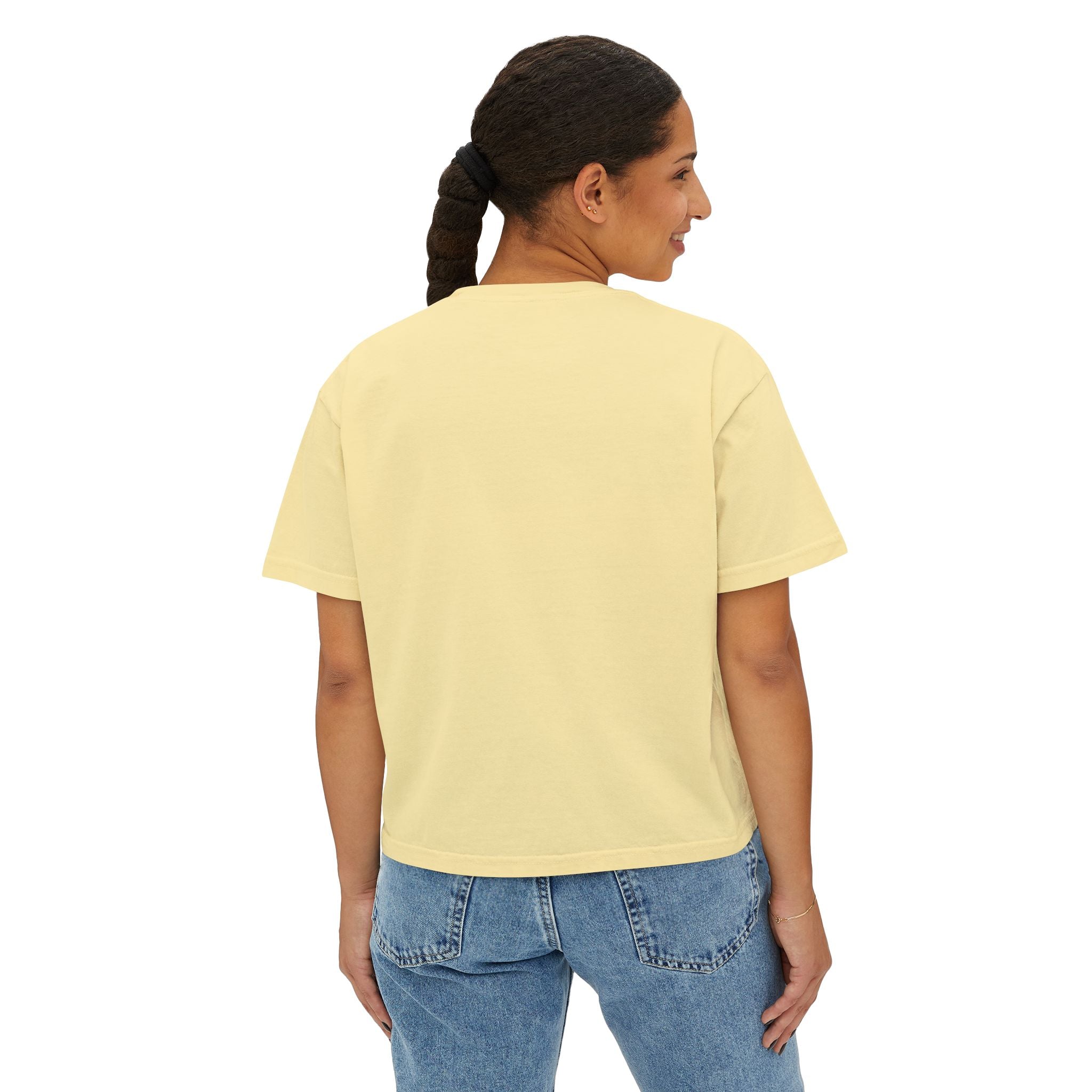 Happy Place Beach Women's Boxy Tee