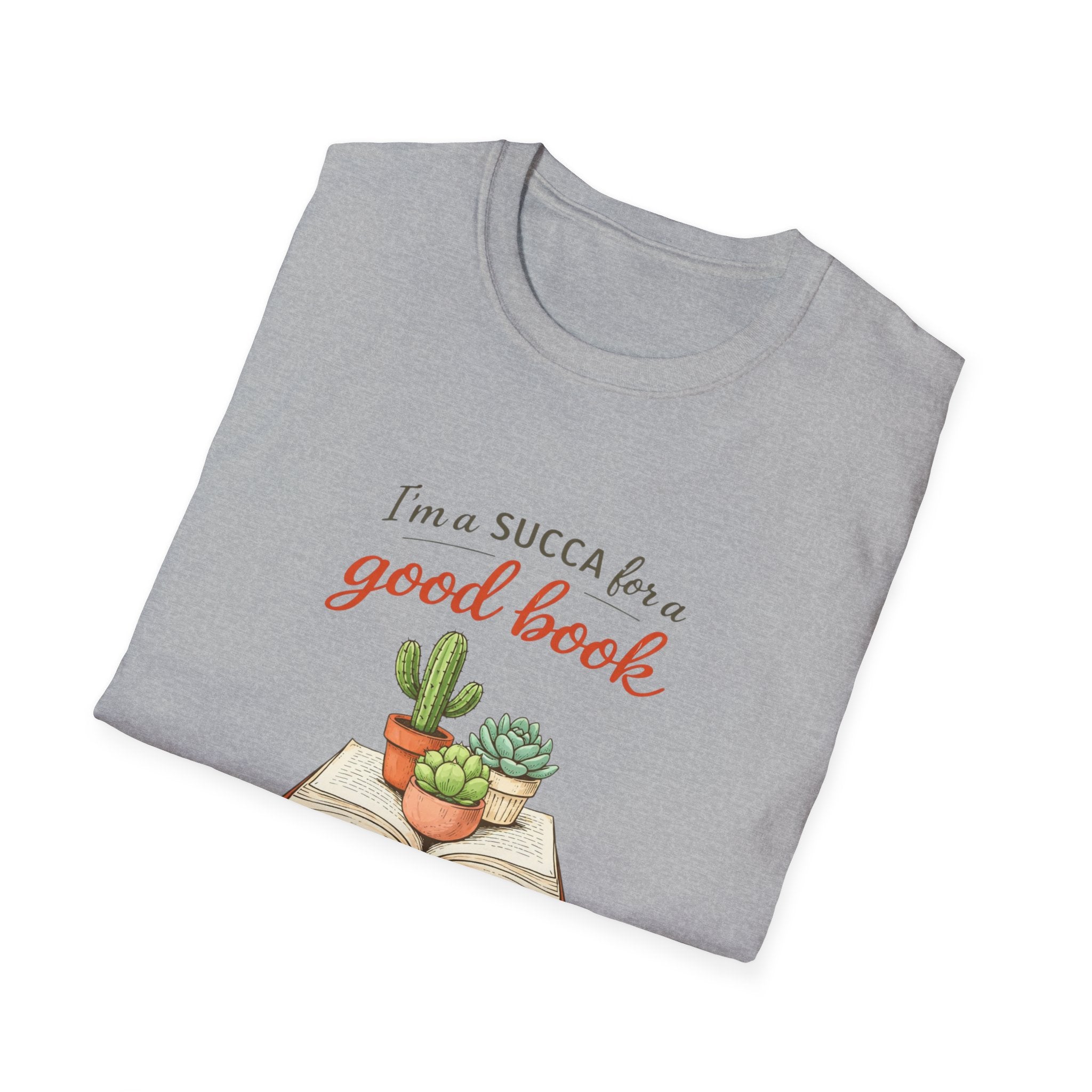 Succa For A Good Book Unisex Softstyle T-Shirt