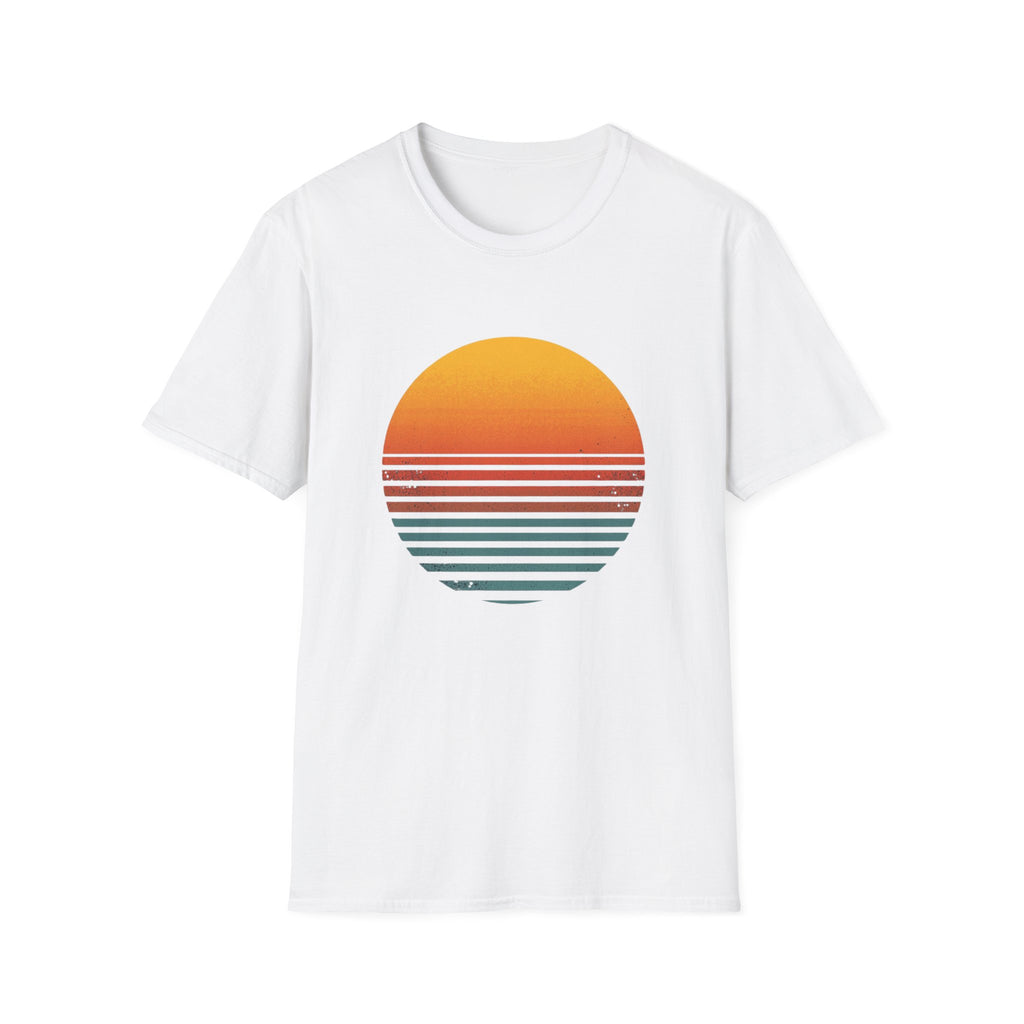 Retro Sun Unisex Softstyle T-Shirt