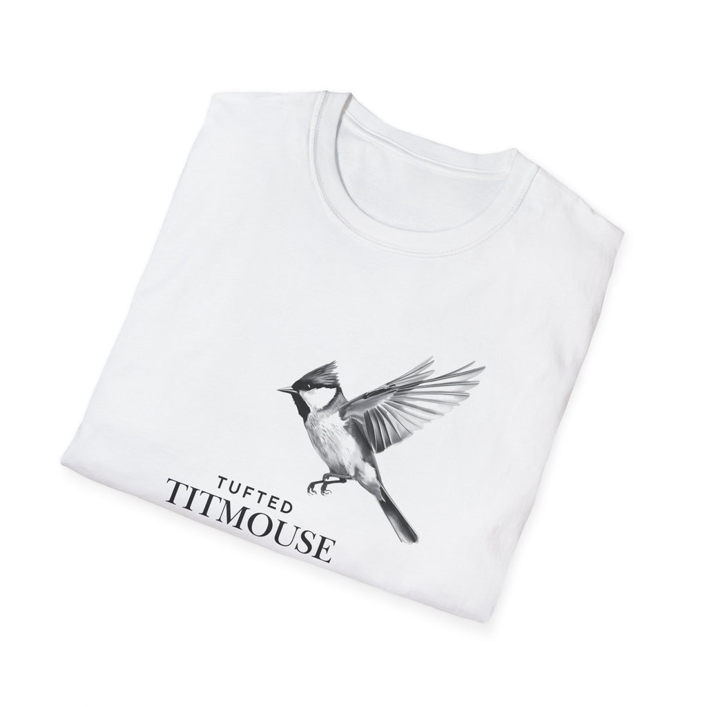 Tufted Titmouse Unisex Softstyle T-Shirt