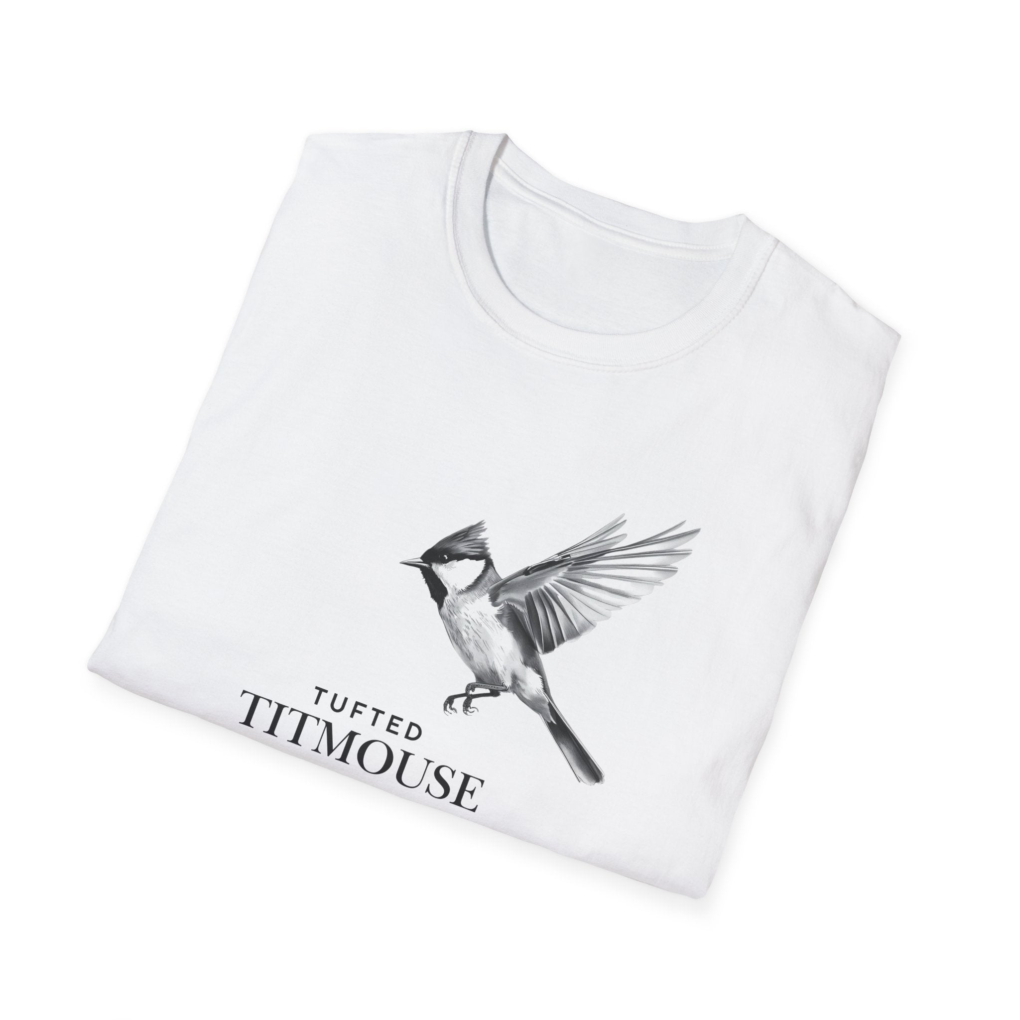 Tufted Titmouse Unisex Softstyle T-Shirt