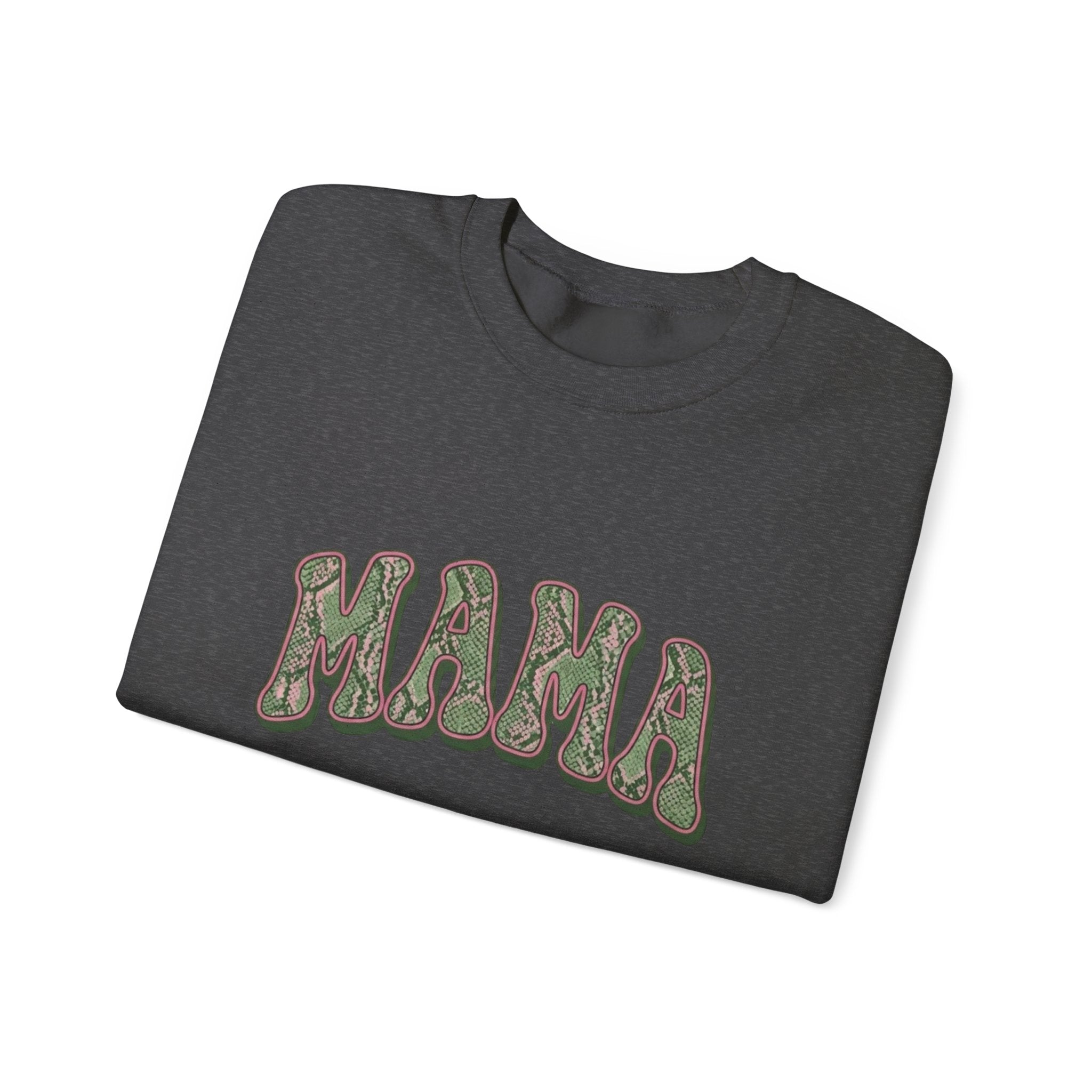 Mama "Protector" Snake Skin Unisex Heavy Blend™ Crewneck Sweatshirt