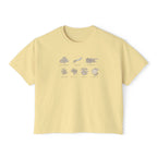 Medicinal Root Graphics Women's Boxy Tee