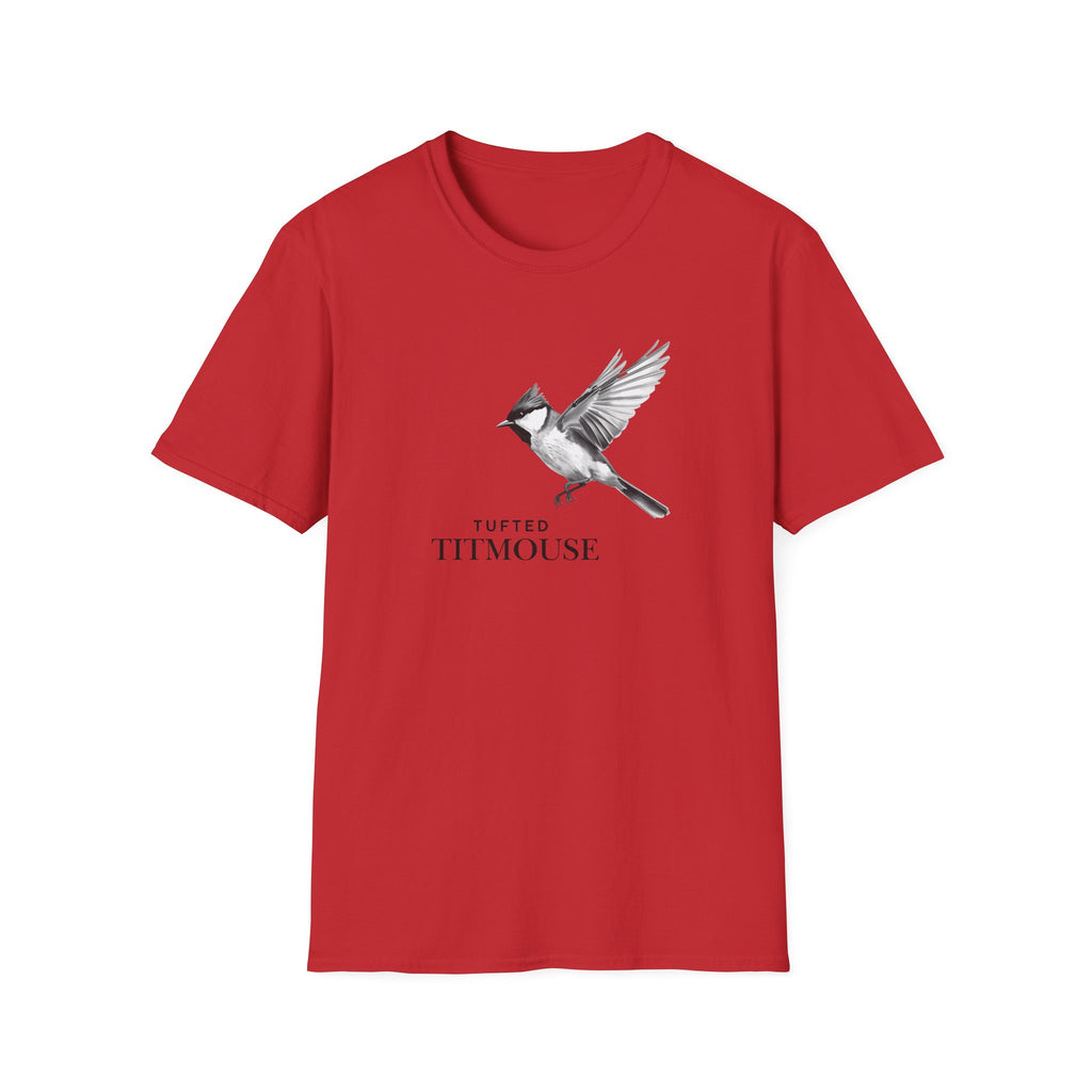 Tufted Titmouse Unisex Softstyle T-Shirt