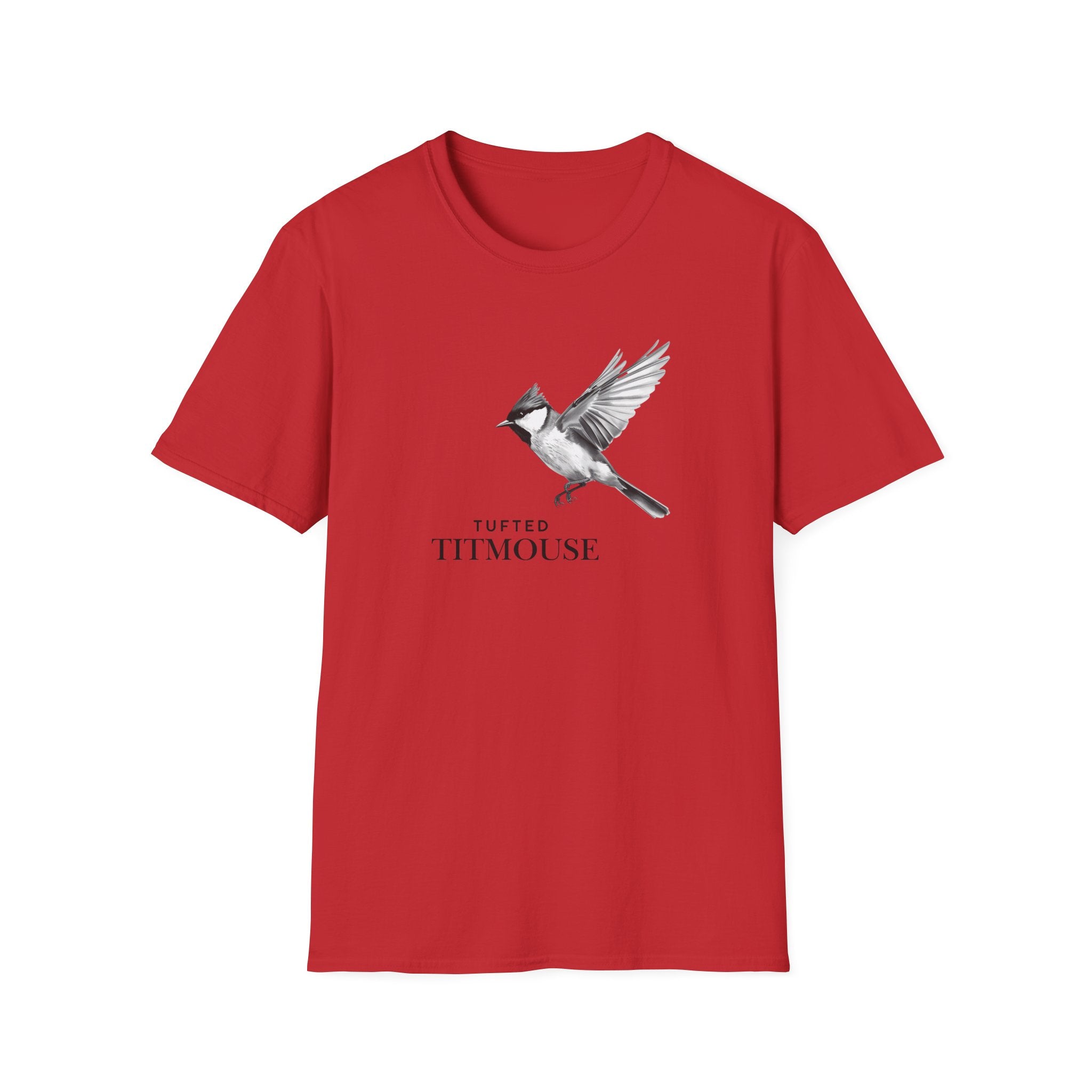 Tufted Titmouse Unisex Softstyle T-Shirt