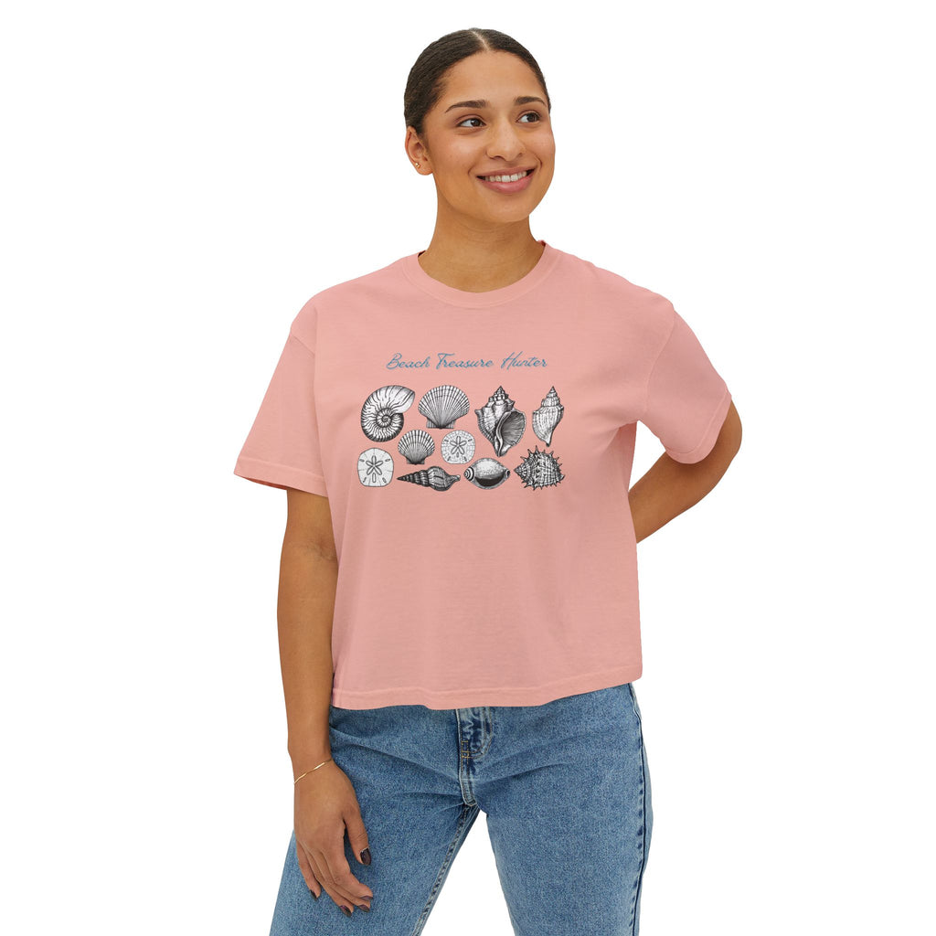 Beach Treasure Hunter Women's Boxy Tee