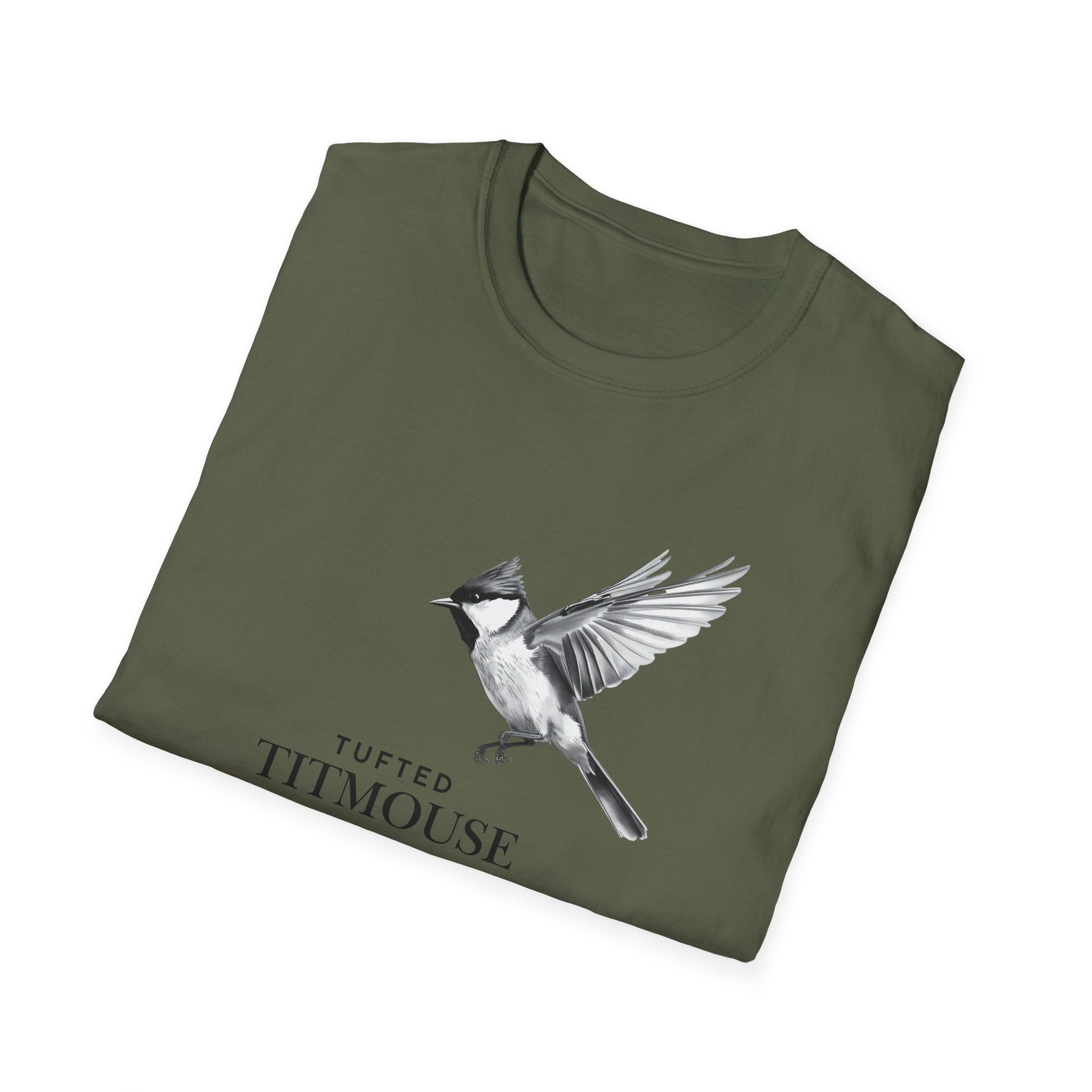 Tufted Titmouse Unisex Softstyle T-Shirt