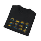 Sun and Waves Graphics Unisex Softstyle T-Shirt