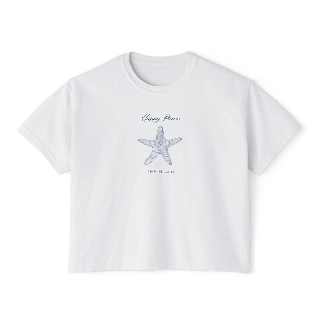 Happy Place Beach Women's Boxy Tee