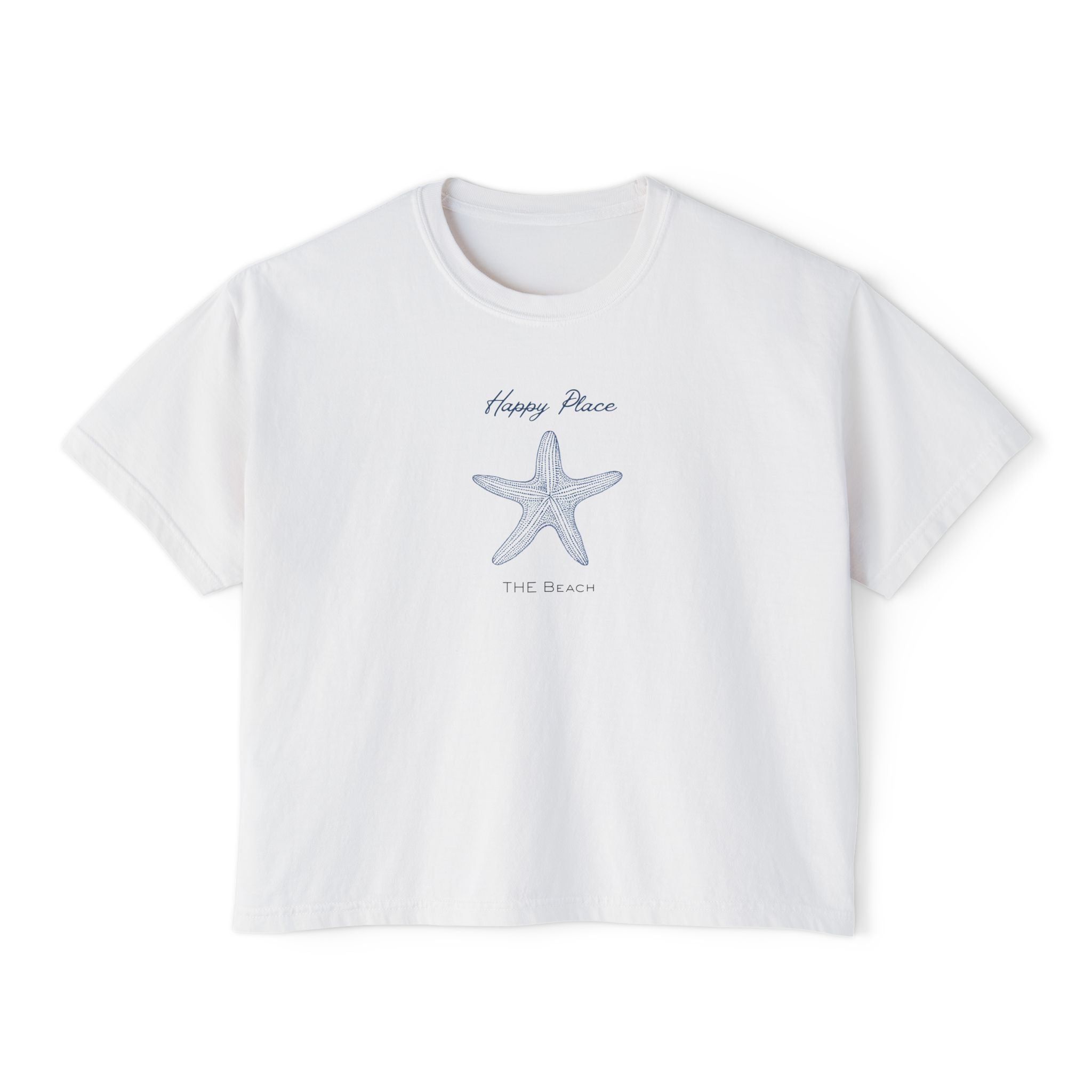 Happy Place Beach Women's Boxy Tee