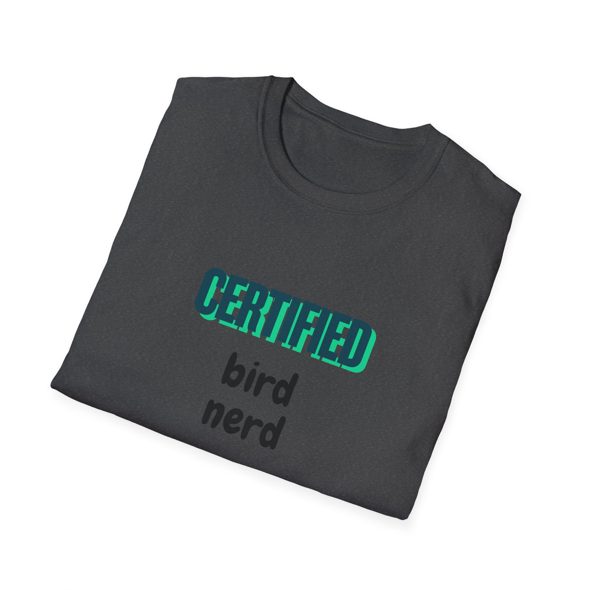 Certified Bird Nerd Unisex Softstyle T-Shirt