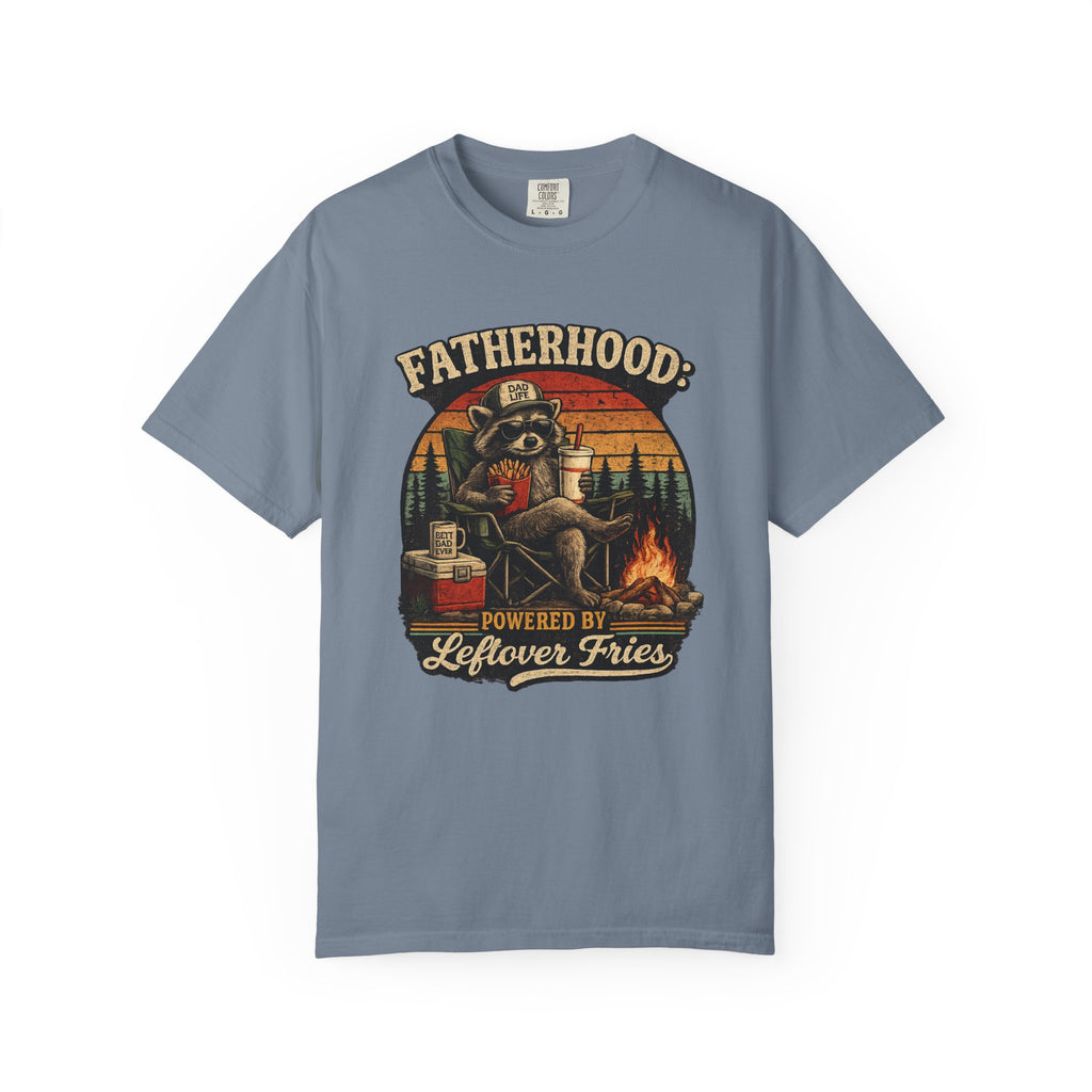 Fatherhood: Powered By Leftover Fries T-shirt