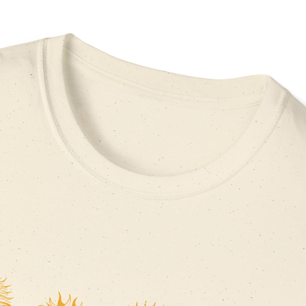 Sun and Waves Graphics Unisex Softstyle T-Shirt