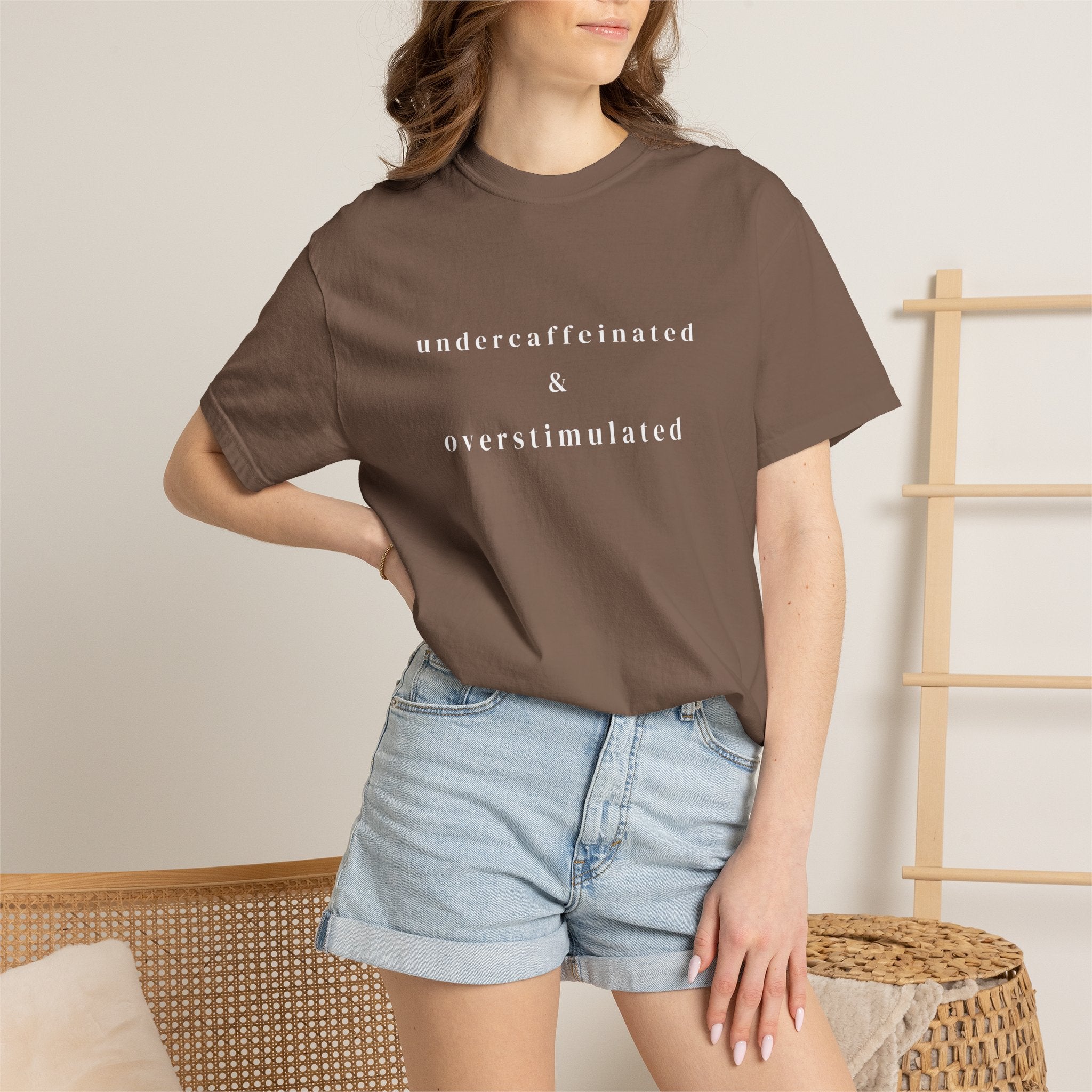 Undercaffeinated & Overstimulated T-shirt