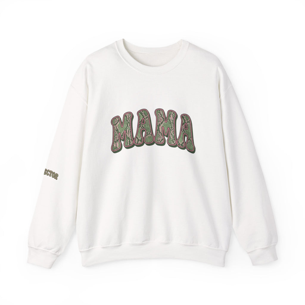 Mama "Protector" Snake Skin Unisex Heavy Blend™ Crewneck Sweatshirt