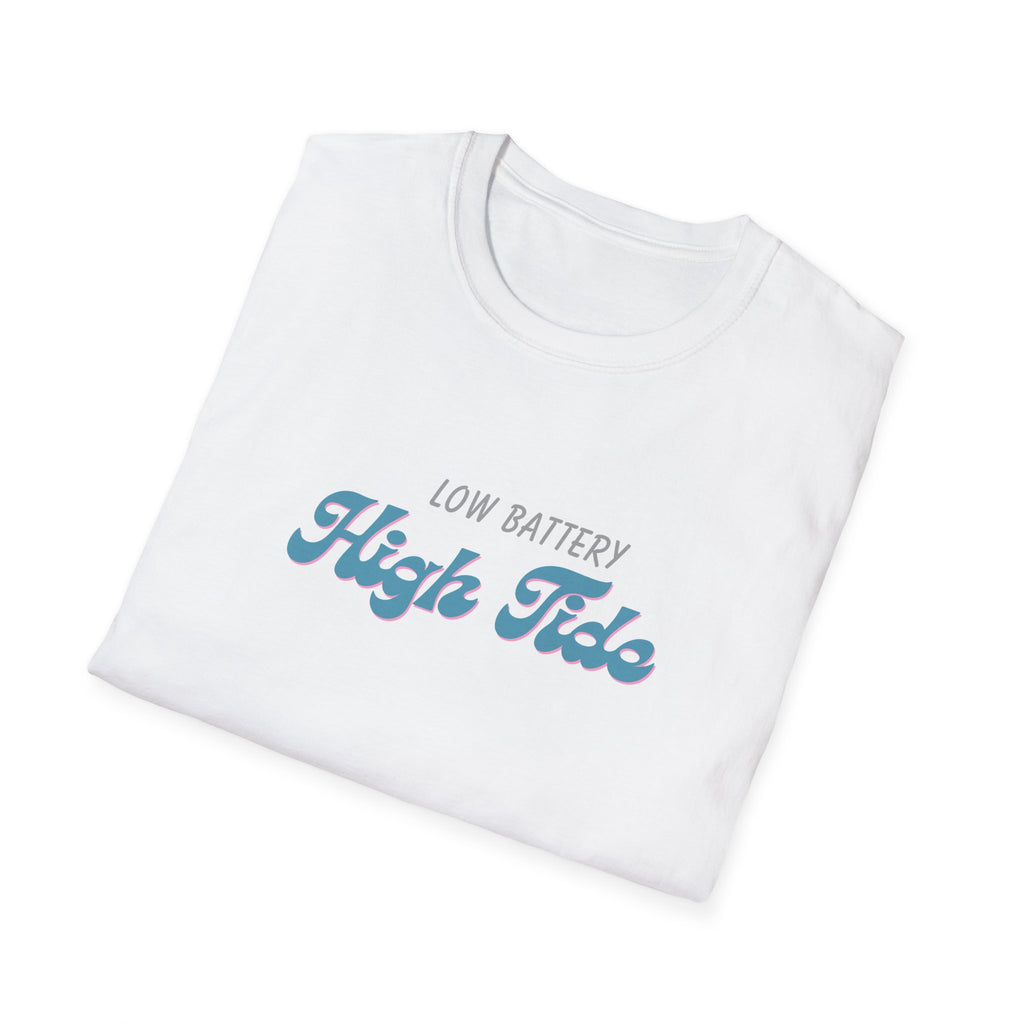 Low Battery High Tide Unisex Softstyle T-Shirt