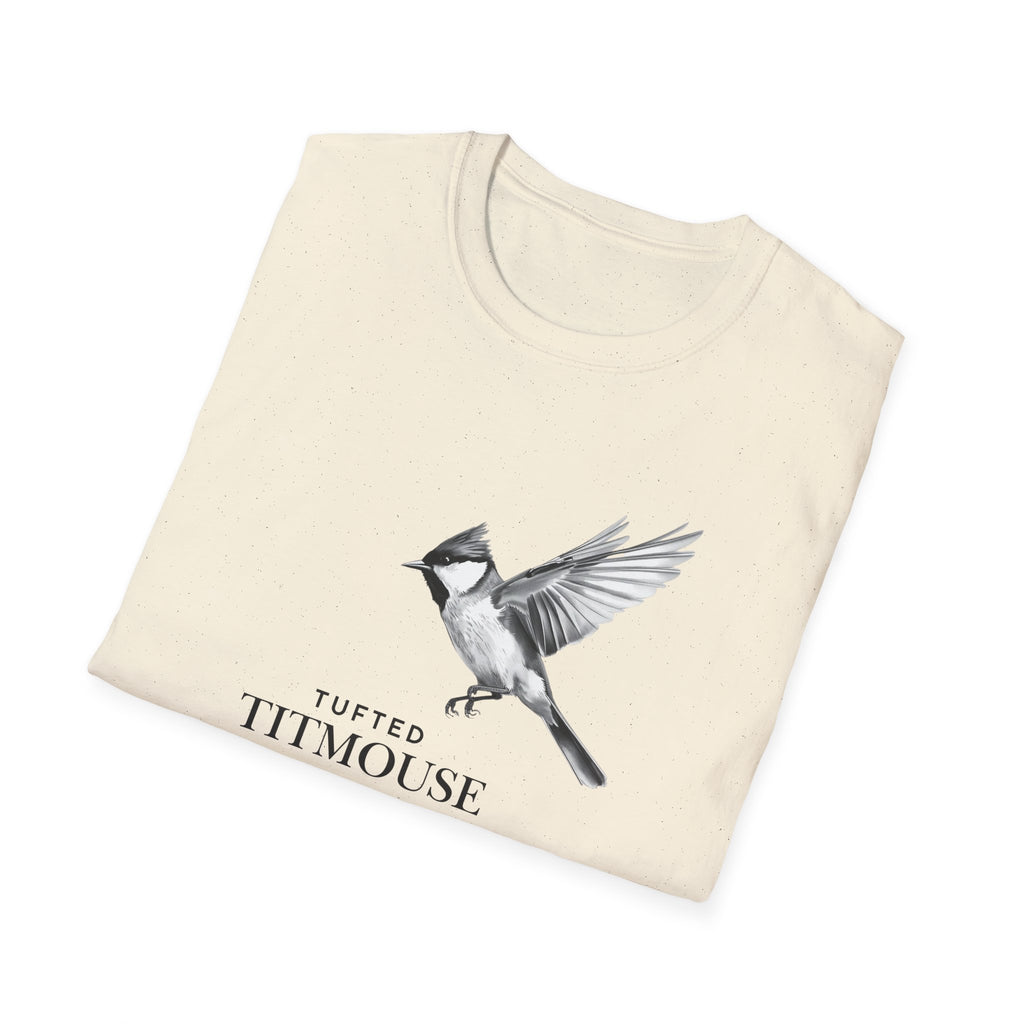 Tufted Titmouse Unisex Softstyle T-Shirt