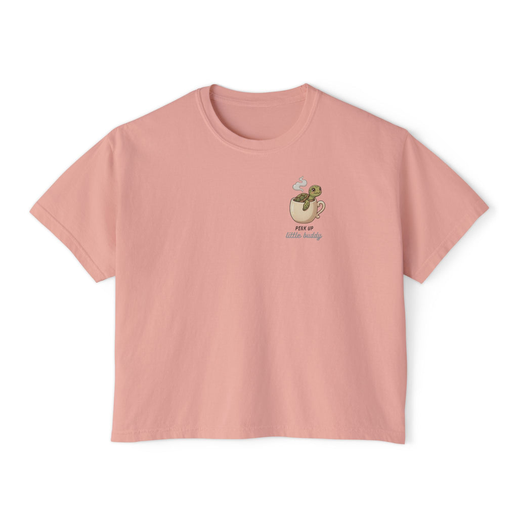 Perk Up Little Buddy Women's Boxy Tee