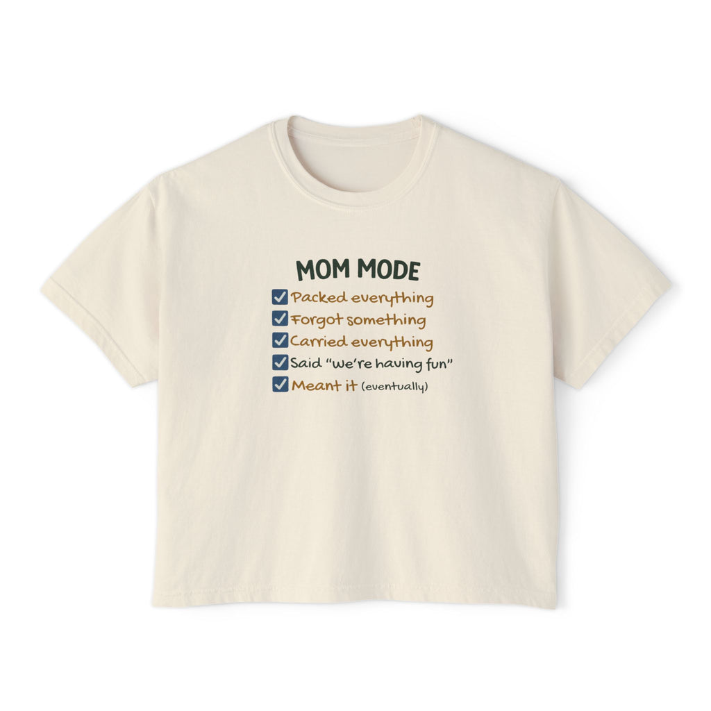 Mom Mode Women's Boxy Tee