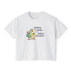 Leaving Is A Whole Situation Ducks Women's Boxy Tee