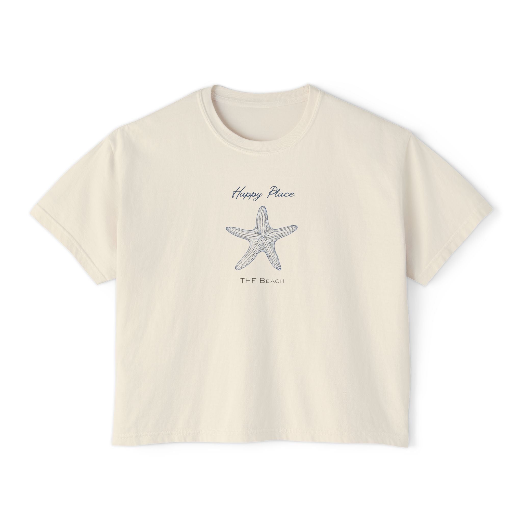 Happy Place Beach Women's Boxy Tee