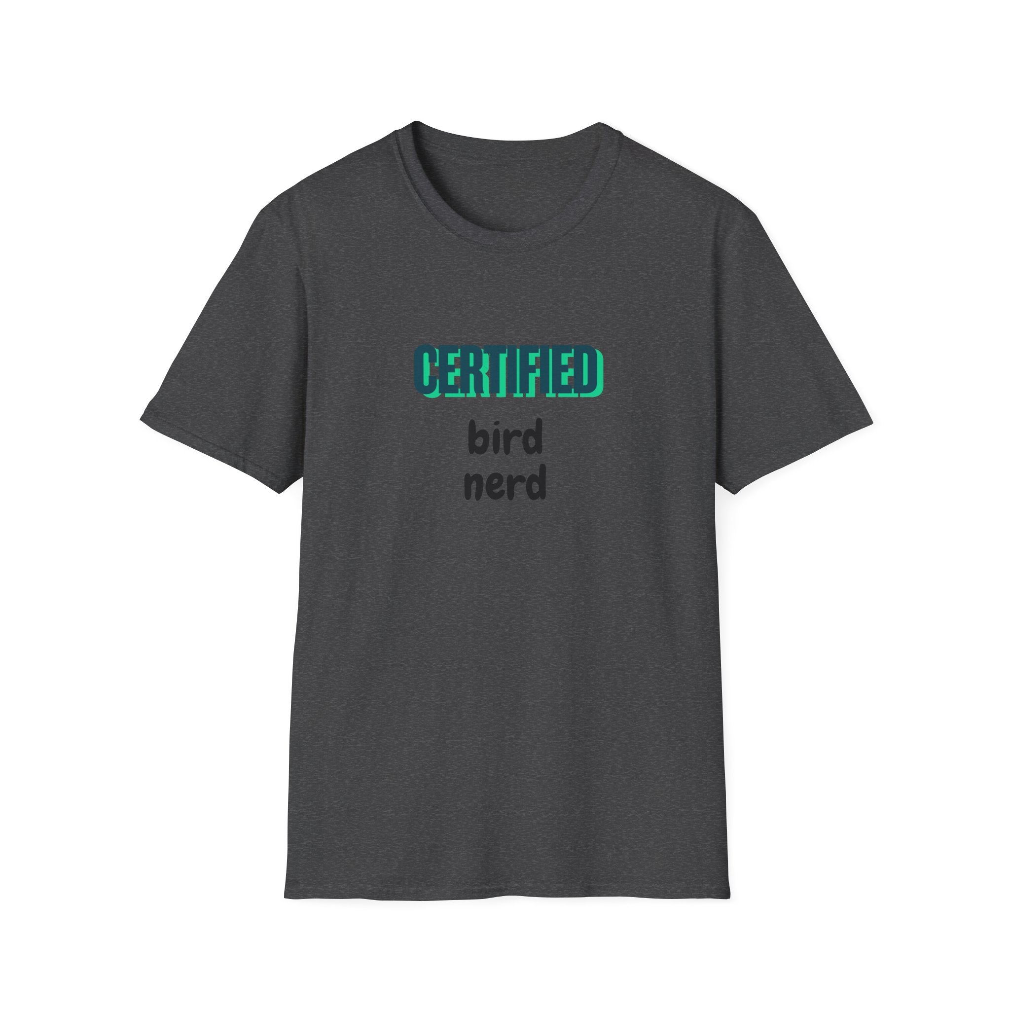 Certified Bird Nerd Unisex Softstyle T-Shirt